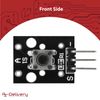 AZDelivery KY-004 3 Pin Button Key Switch Sensor Module Compatible with Arduino Including E-Book! (Pack of 3)