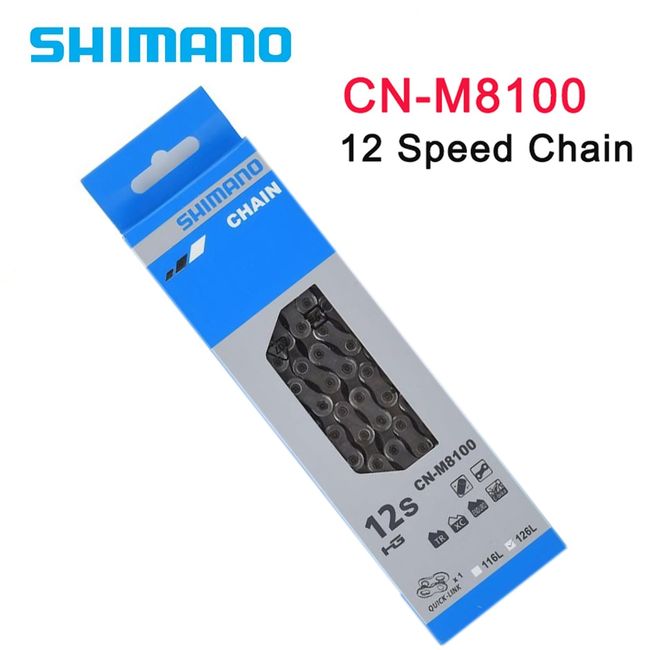 Shimano Deore XT CN-M8100 12-Speed MTB Bicycle Chains -116 links w/ Quick  Link