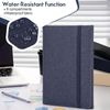 Trifold Blue Notebook Cover Waterproof A5 Size Organizer For Rocketbook Moles...