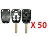 Remote Control Head Key Fob Head Shell 6B Compatible with Honda HO01 (50 Pack)