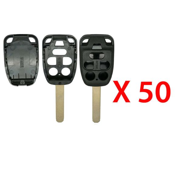 Remote Control Head Key Fob Head Shell 6B Compatible with Honda HO01 (50 Pack)