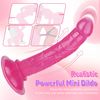 D1Y-MDP-01 Realistic Pink Silicone Mini Toy Exercise Anil Plug Kit with Base for Beginners