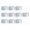 (10 Pack) XSP Battery for Bee-Bot Floor Robot, Programmable Children's Toy, Programmable Floor Robot PN 753032
