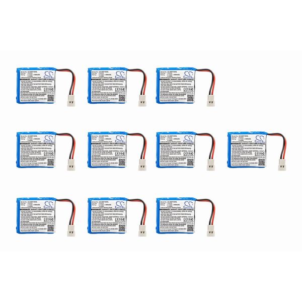 (10 Pack) XSP Battery for Bee-Bot Floor Robot, Programmable Children's Toy, Programmable Floor Robot PN 753032