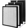 For LEVOIT LV-PUR131 Air Purifier Replacement Filter 2 HEPA Filters & 2 True HEP