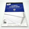 A4 White Printing Copy Paper Stationary 80gsm, 75 Sheets