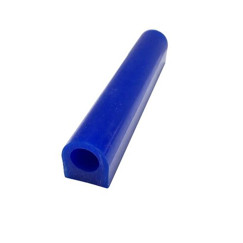 NIUPIKA Carving Wax Ring Tube for Making Rings Mold Hard Wax Blank Large Flat Side Tube Blue Color (T-100)
