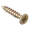ForgeFix Multi-Purpose Single Thread Screws | 3.5 x 20mm | Zinc Yellow Passivated | Box 200