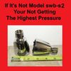 2 High Pressure Shower Heads "Modified" Water Blasters Model s2 over 12.5gpm