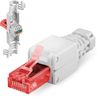 goobay 44738 CAT6 UTP RJ45 Network Connector Tool Free Assembly White
