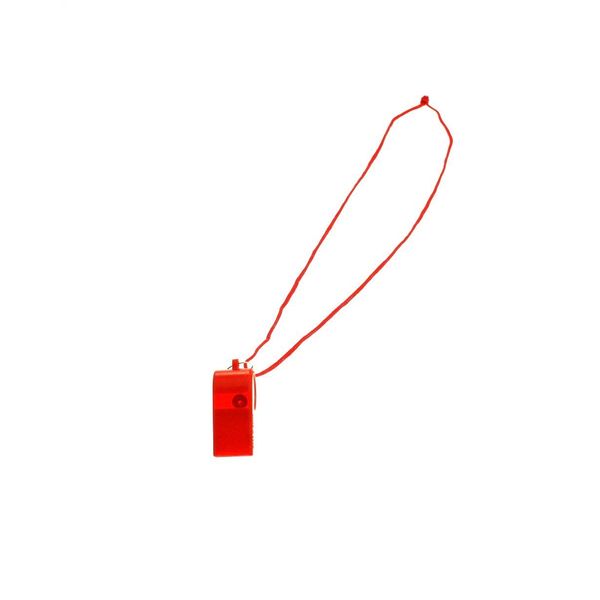 Zac's Alter Ego Red Whistle with Neck String for Lifeguard/Referees