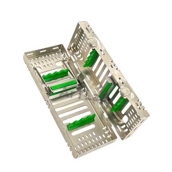 GERMAN DENTAL SURGICAL AUTOCLAVE STERILIZATION CASSETTES FOR 8 INSTRUMENTS