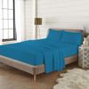 Plain Thermal Flannelette Flat Sheets 100% Brushed Cotton (Teal, Super King)