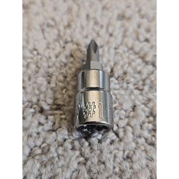 Craftsman CMMT42681 #1 Phillips Bit Socket 1/4" Drive PH1 D14