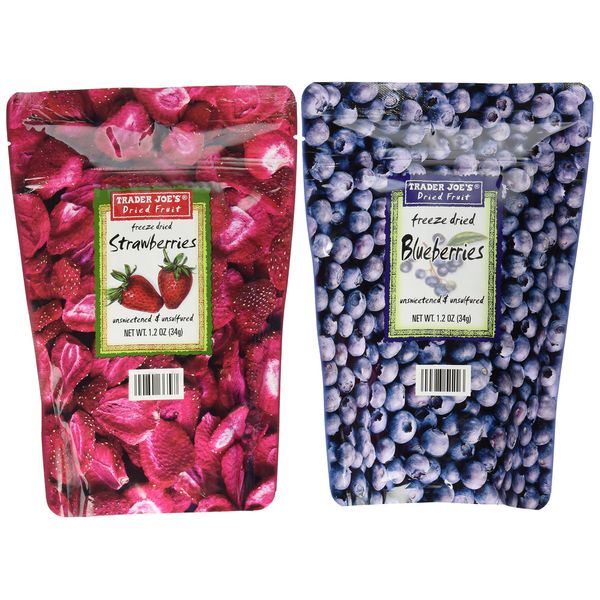 Trader Joe's Freeze Dried Fruit Variety Pack (Blueberry, Strawberry)