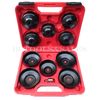 11pc Oil Filter Cap Wrench Oil Filter Socket Set Remover Installer Hand Tools