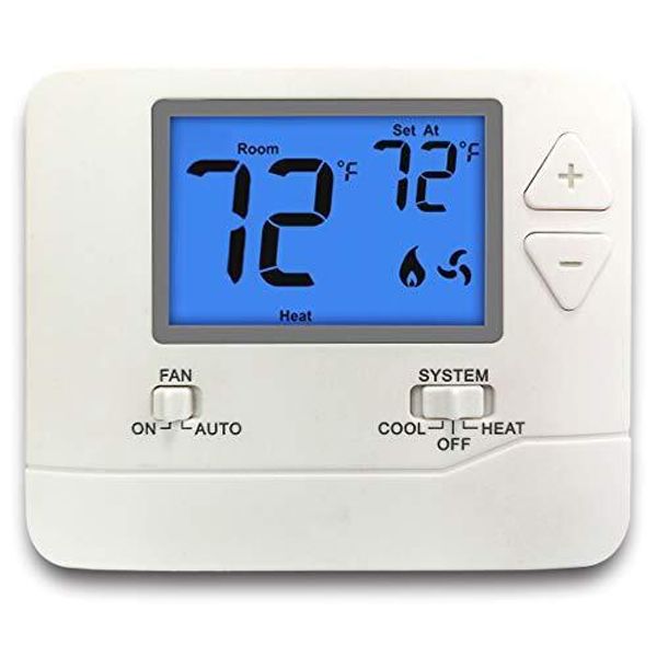 ELECTECK Digital Thermostat with Large LCD Display Non-Programmable Compati