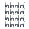 Grey Round Cable Clips 12mm- 50 Pieces