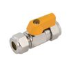 Plumbob 473877 Straight Mini Ball Valve 8 mm