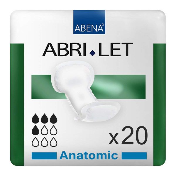 Abena Abri-Let Anatomic (500ml) 20 Pack Incontinence Protection