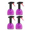 Evo Oil Sprayer Bottle Non Aerosol for Cooking Oils 4 Pack 8oz Purple