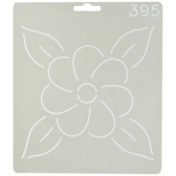 Quilting Creations Floral Design Quilt Stencil, 6"