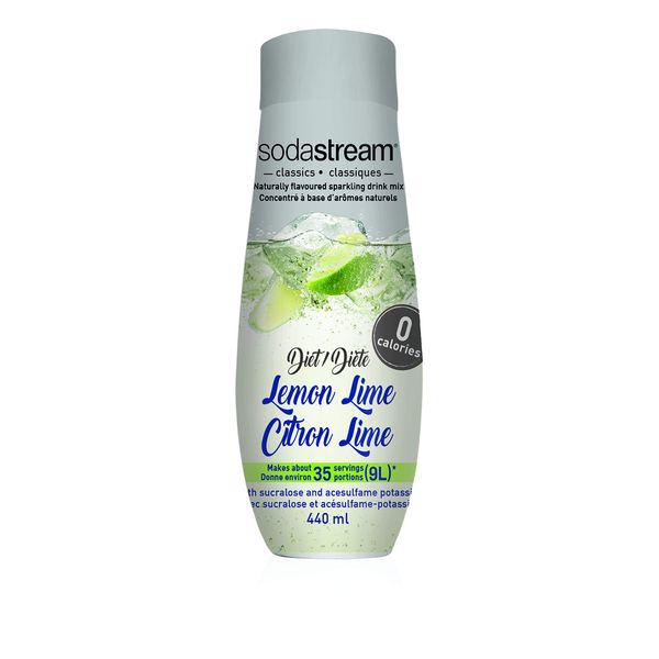 SodaStream Diet Lemon Lime Syrup, 14.8 Fluid Ounce