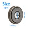2Pcs Quick Release Nut for Angle Grinder, M14 Angle Grinder Locking Nut, Angle Grinder Pressure Plate, Professional Angle Grinder Attachments, for M14 Interface Angle Grinders - Silver