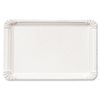 HDmirrorR 1000 Pappteller 13 x 20 cm eckig weiß