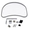 Scooter Windshield Motorcycle Windscreen Universal Wind Deflector Screen Windshield Spoiler Air Deflector (Clear)