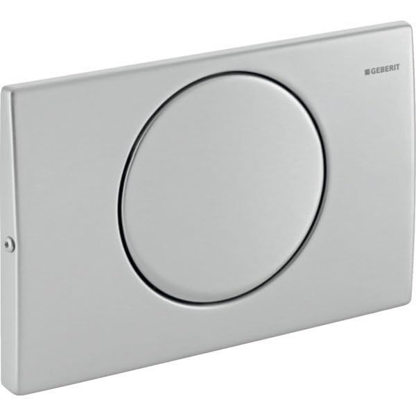 Geberit Actuation Plate Delta10, Flush-Stop-Flush, screwable, 115.101.00.5