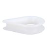 AB Tools 2 Pack White Nylon Rope Splice Thimble 14mm Rope Spliced Boat Sailing Thimbles
