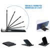 BLACK-CST Portable Foldable Smartphone Tablet PC Stand Compact Smart Stand Slim Desktop Stand Lightweight Thin 2 Pack