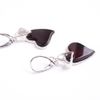 MyBernstein Amber Earrings Heart (Amber Jewellery 50072), Silver amber Silver, Amber