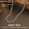 Mum's Gift: Cuban Chain Necklace for Son's Birthday
