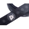 Petface Tonal Dots Print Dog Lead, Medium, Black