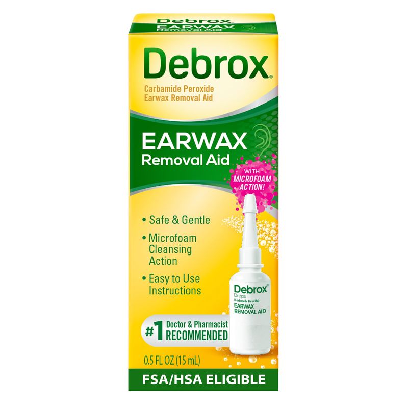 Debrox Drops Earwax Removal Aid drops,1/2 FL OZ - Online Marketplace ...