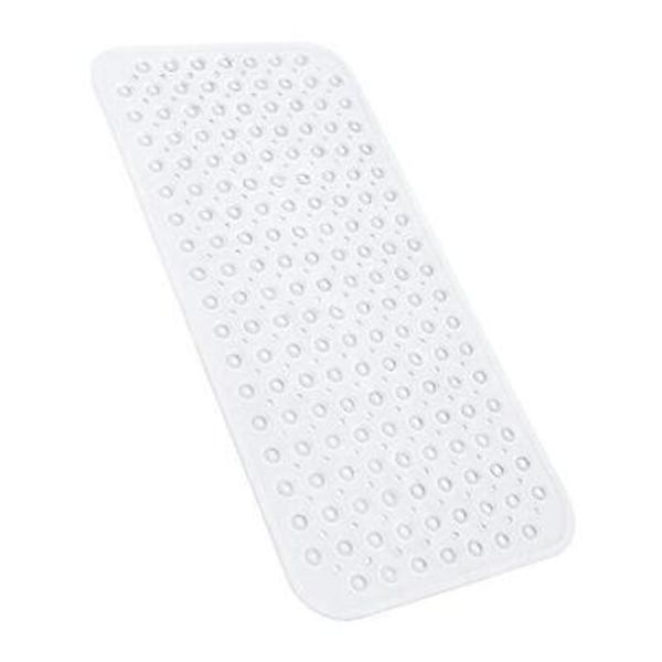 Bath Tub Shower Mat 31x15.5 Inch Non-Slip and Latex Free, Bathtub Mat Clear