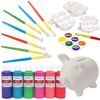 Fun Express DIY Ceramic Piggy Bank Kit - 42 Pc