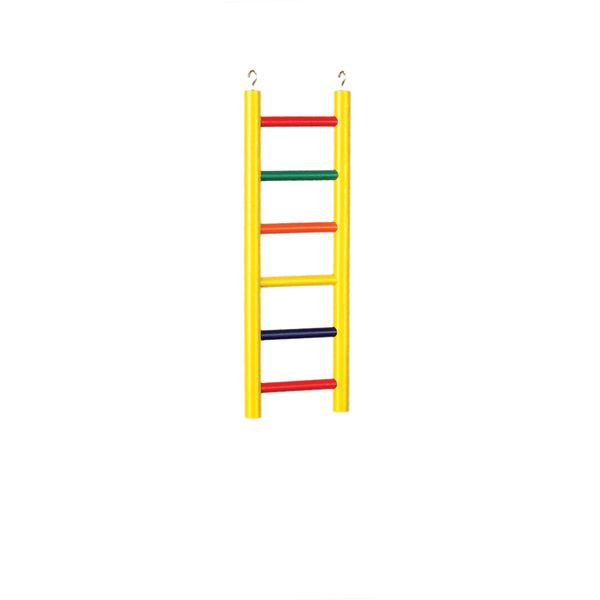 Prevue Pet Products BPV01135 Carpenter Creations Hardwood Bird Ladder with 6 Rungs, 12-Inch, Colors Vary