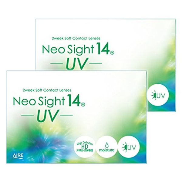 ネオサイト14 UV 1箱6枚入 2ウィーク 2箱 【PWR】-2.25