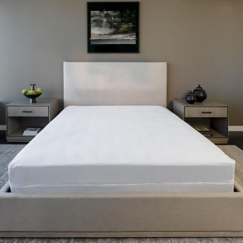23 Threads K162 Series Soft, Luxurious, Waterproof Noiseless Mattress Encasement, Zippered Protector Cover, Washable, with Ctrl+Z Technology, 15 Inch Deep, TwinXL