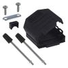 HOOD, D, PLASTIC, UNC 440, 25WAY, D Sub Connectors Backshells Components, Qty.1 | 86303639BLF