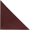 King & Priory Cranberry Red & Black Herringbone Pocket Square, Handkerchief