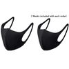 (2 PACK) Fabric FACE MASKS Washable, Reusable, Anti Pollution, Windproof Design