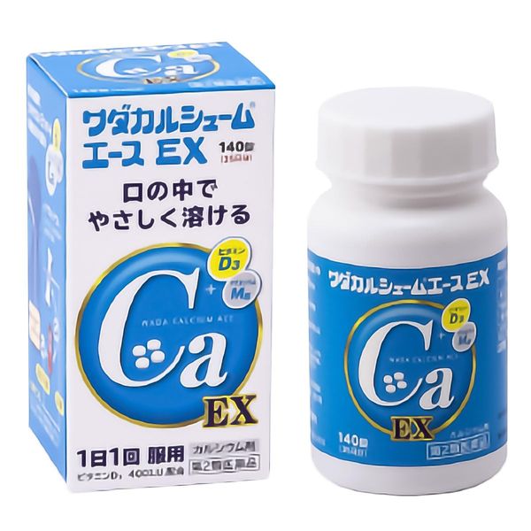 【第2類医薬品】ワダカルシュームエースEX 140錠 ×4