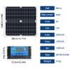 200W Solar Panel Kit 12V 100A Battery Charger Controller For Car RV Caravan Boat