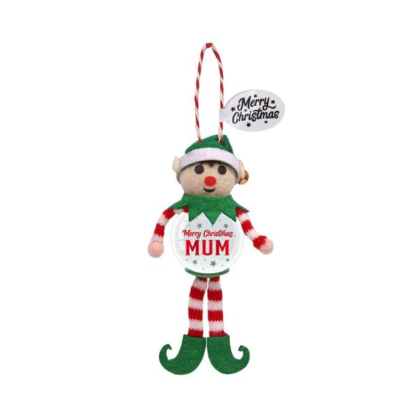 Personalised Snowglobe tree decoration (Mum)