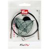Prym Black Round Metal Plastic Knitting Needle 60cm
