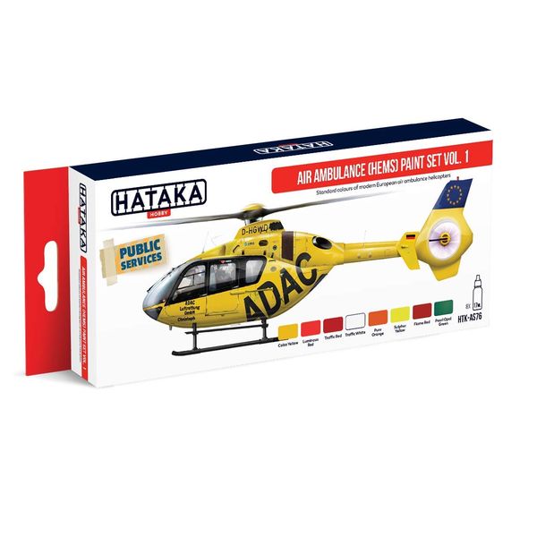 Hataka Air Ambulance (HEMS) paint set vol. 1 # AS76
